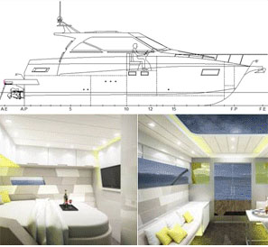 42ft Luxury Yacht Image
